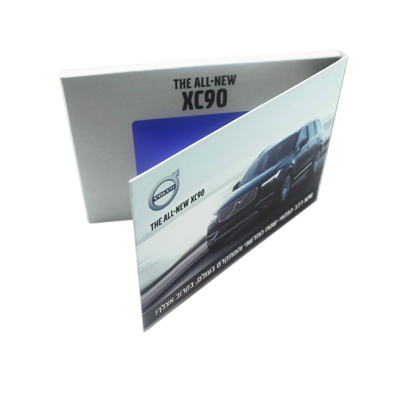 Custom Logo 5 Inch LCD Video Brochure Card 800*480P With Eva