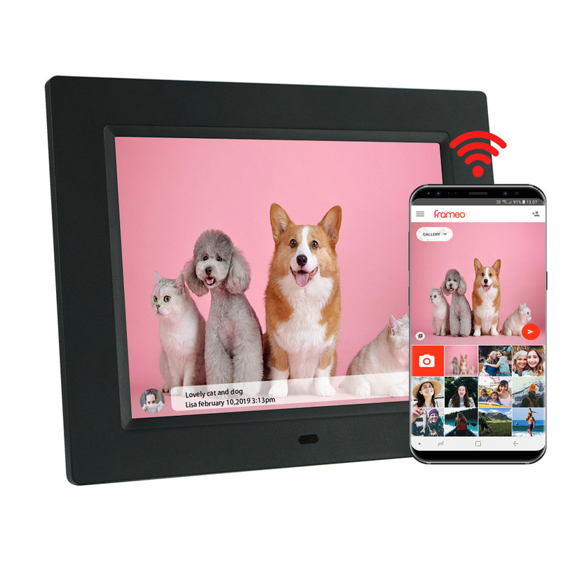 Acrylic 12MB-16GB Wifi Cloud Digital Photo Frame 7 Inch Android HD 1080p