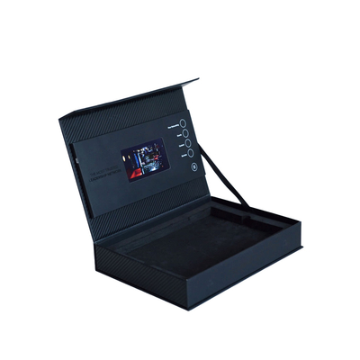উপহার প্যাকেজিংয়ের জন্য 7 ইঞ্চি LCD স্ক্রীন ভিডিও উপহার বক্স 512MB মেমরি ODM